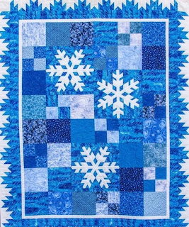 Snowflake Quilt Blue