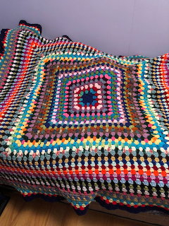 Colorful Crochet Granny Square
