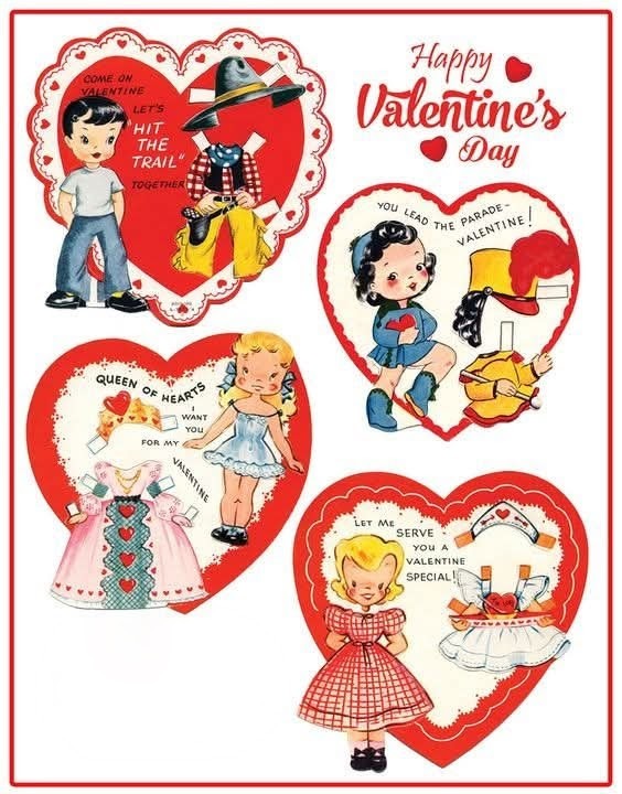Vintage Valentine Cards