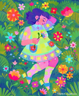 Flower Girl by Maria Gabriela Gama