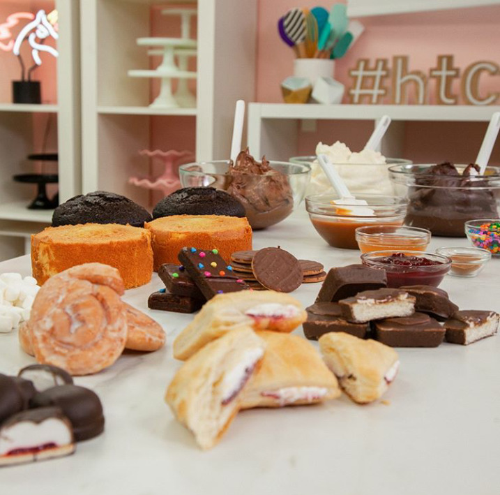 Assorted Desserts Display