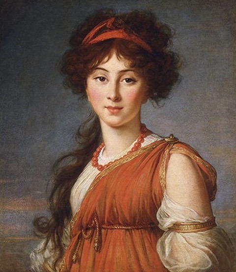 Varvara Ladomirskaïa by Vigée LeBrun