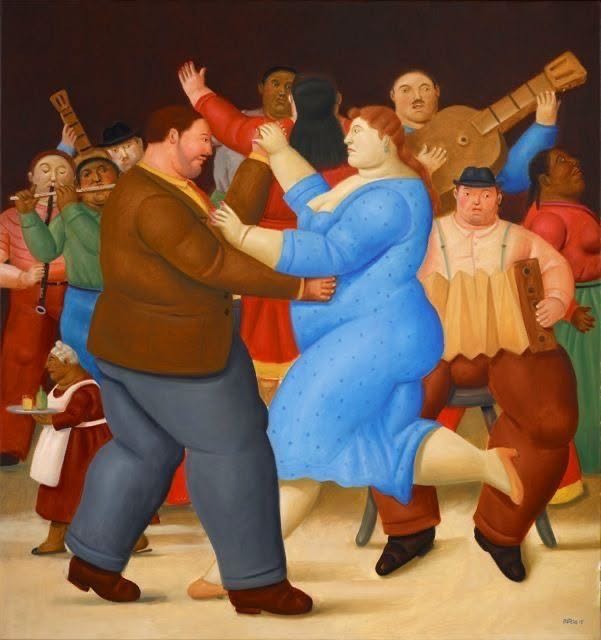 Botero Dance Painting