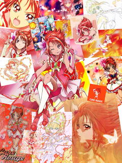 Cure Rouge Anime Collage