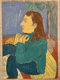 Woman Portrait Painting Profile