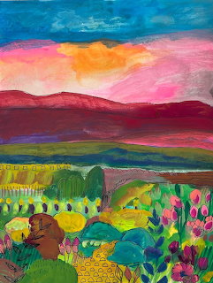 Colorful Meadow Landscape