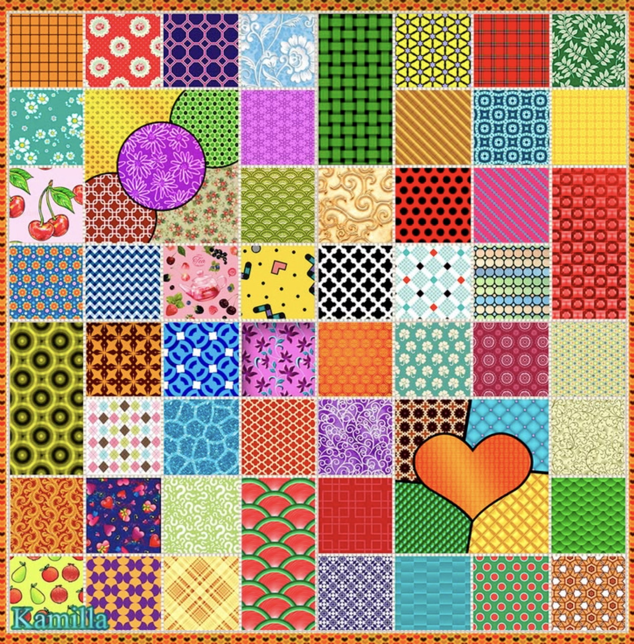 Colorful Patchwork Pattern