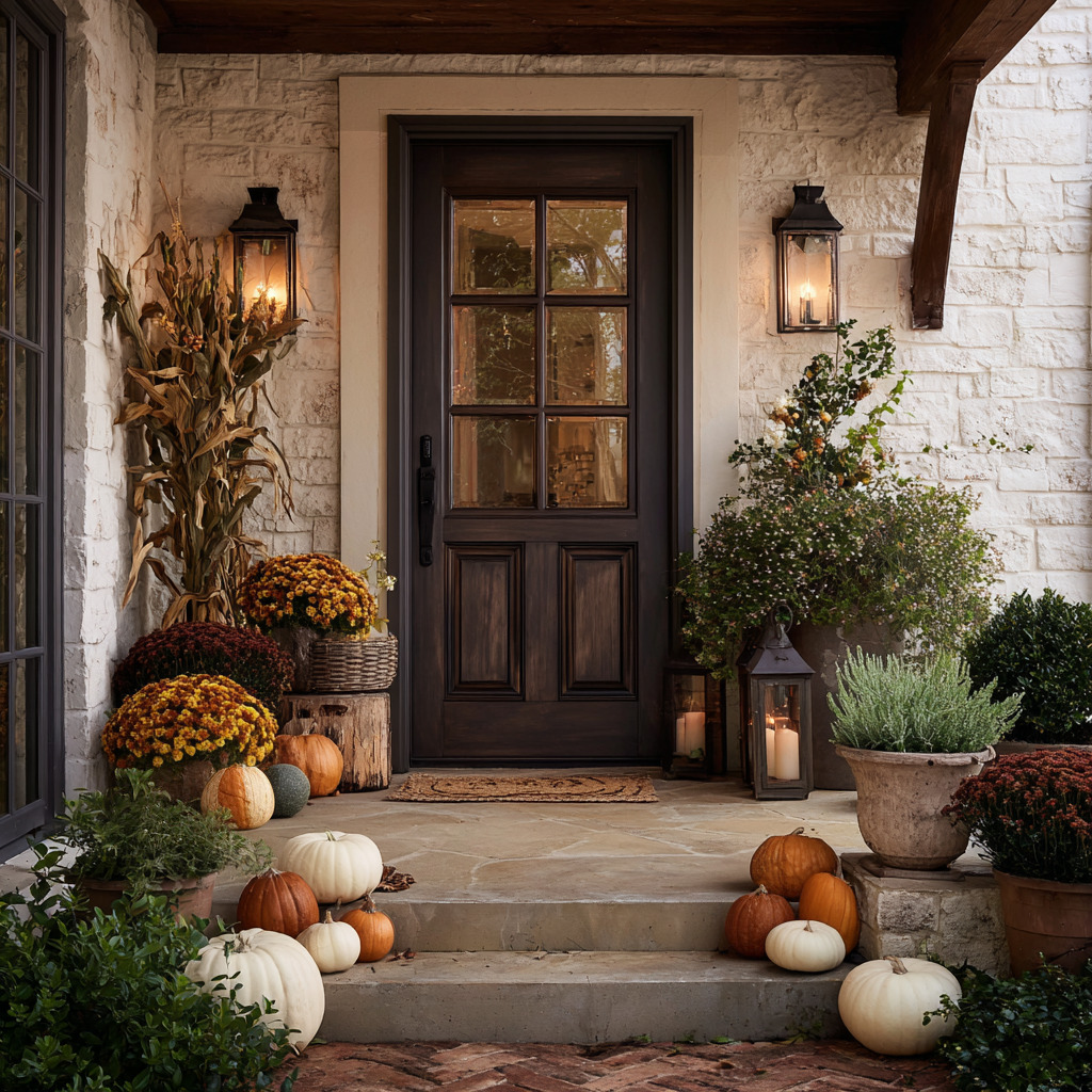 Autumn Front Porch Display