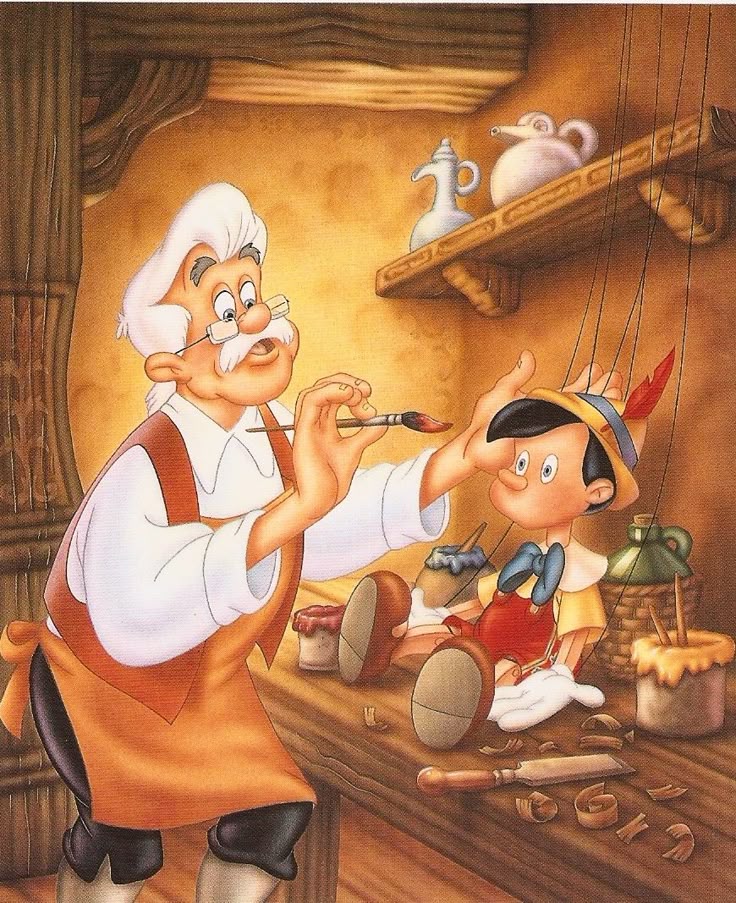 Geppetto and Pinocchio