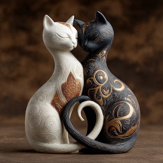 Decorative Cat Figurines