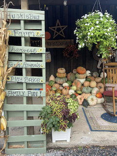 Autumn Pumpkin Farm Display