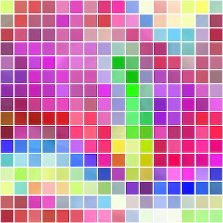 Colorful Mosaic Grid