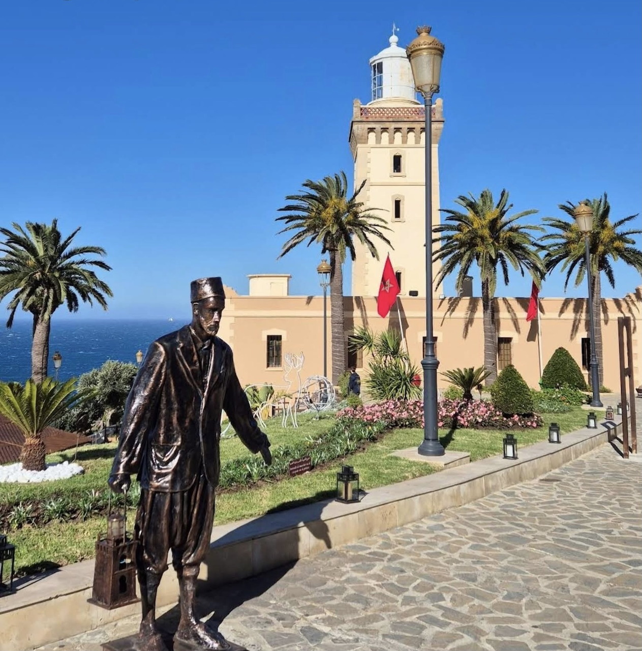 Morocco Lighthouse Statue
