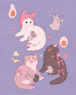 Cute Cartoon Cats