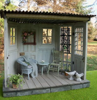 Vintage Garden Shed Porch