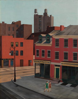 George Ault Sunday Afternoon Greenwich Avenue