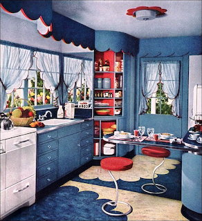 1940s Kitchen Interior Design