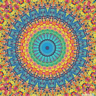 Colorful Geometric Mandala
