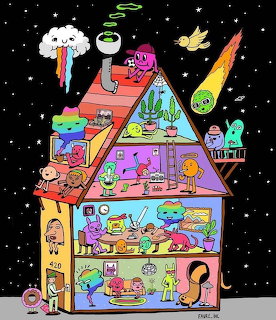 Whimsical Alien Dollhouse