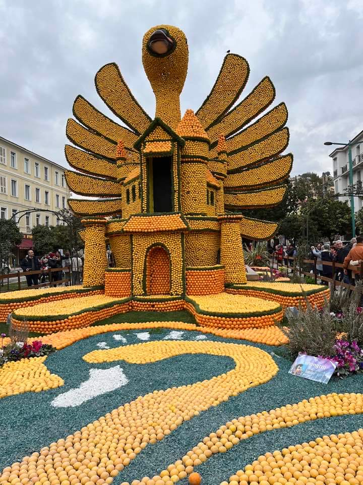 Lemon Festival Sculpture Display