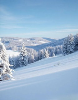 Winter Landscape Scene