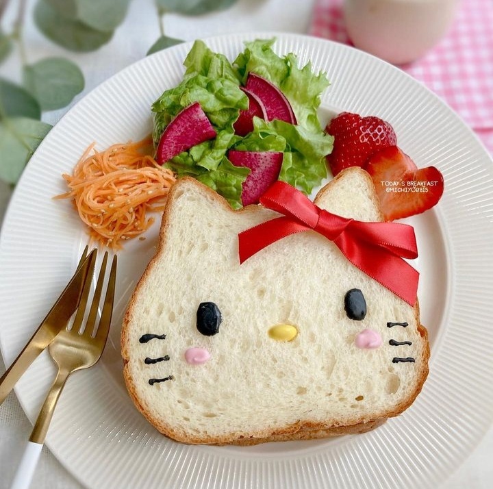 Kawaii Cat Sandwich