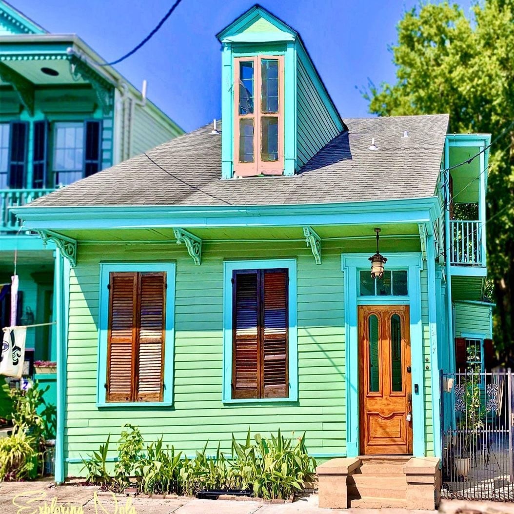 Brilliant Green House