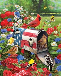 Birds by Mailbox