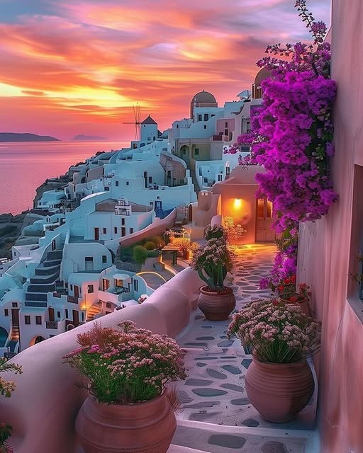 Scenic Moroccan landscape view with traditional setting