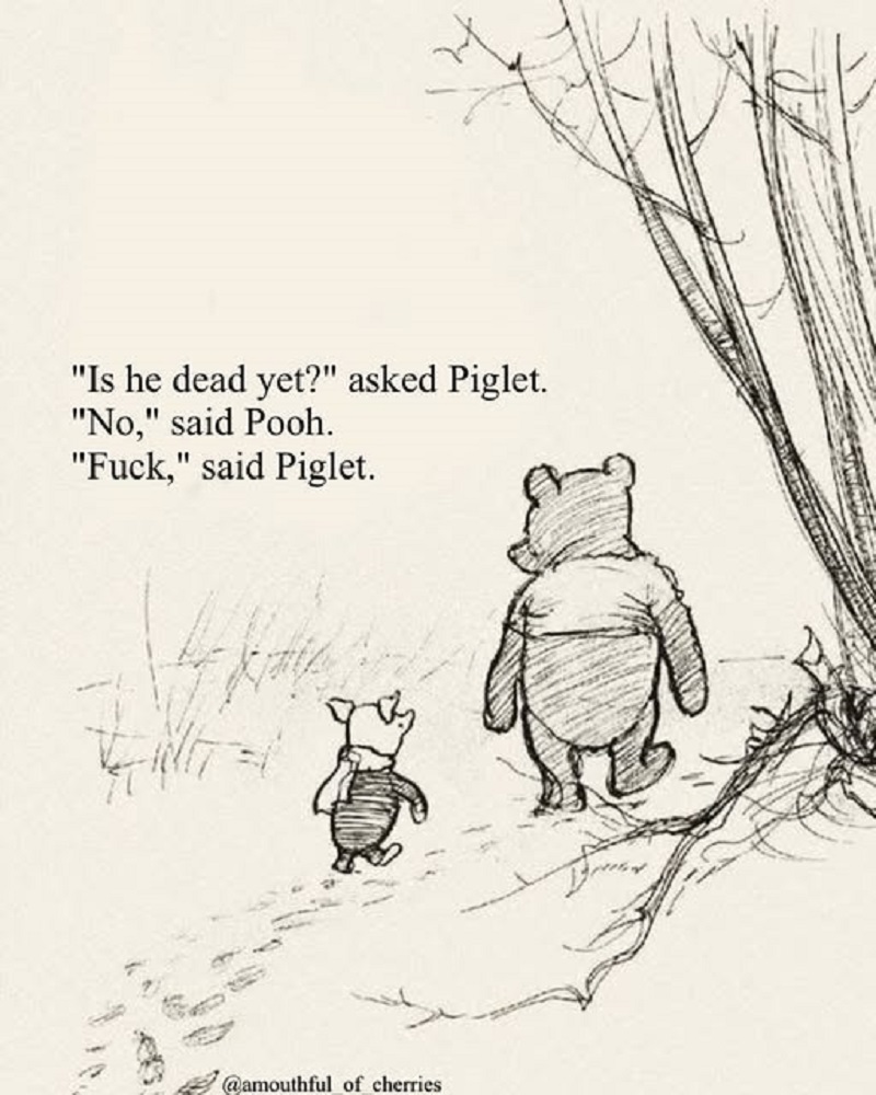 Pooh and Piglet Sketch
