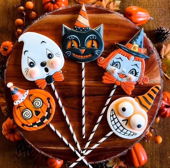 Halloween Character Lollipops