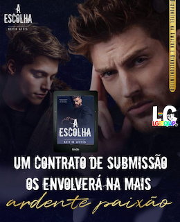 Dark book cover showing two men with broding expressions and Portuguese text overlay