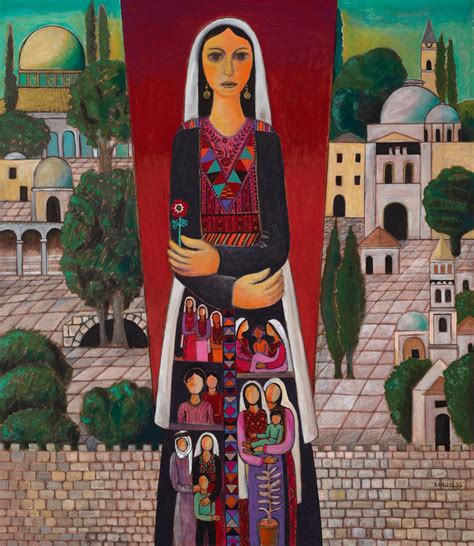 Palestinian Woman in Village