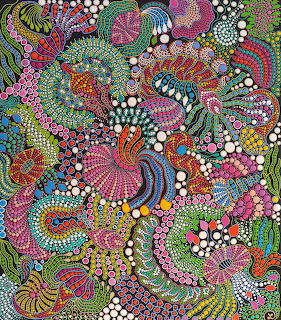 Abstract Dot Mandala Art
