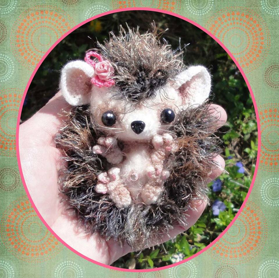 Crocheted Hedgehog Toy