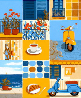 Mediterranean Lifestyle Collage