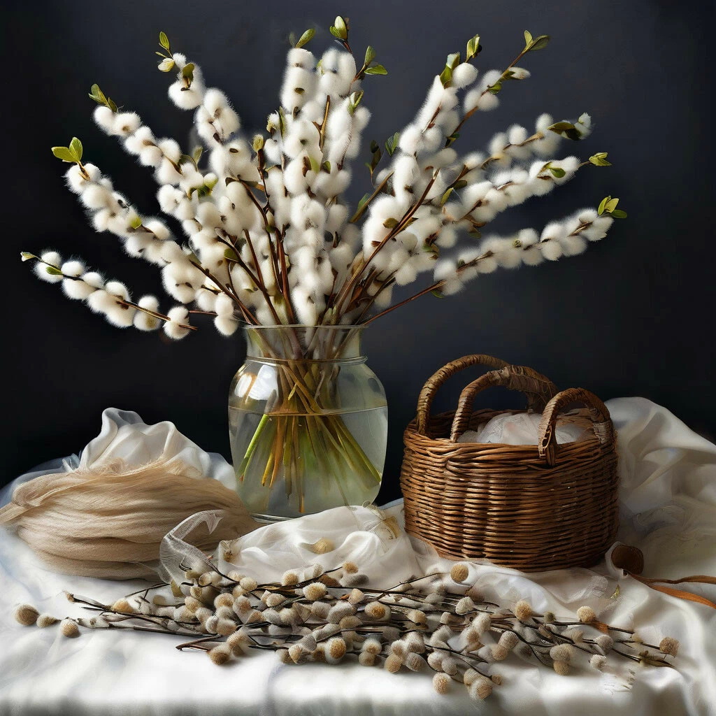 Pussy Willow Still Life