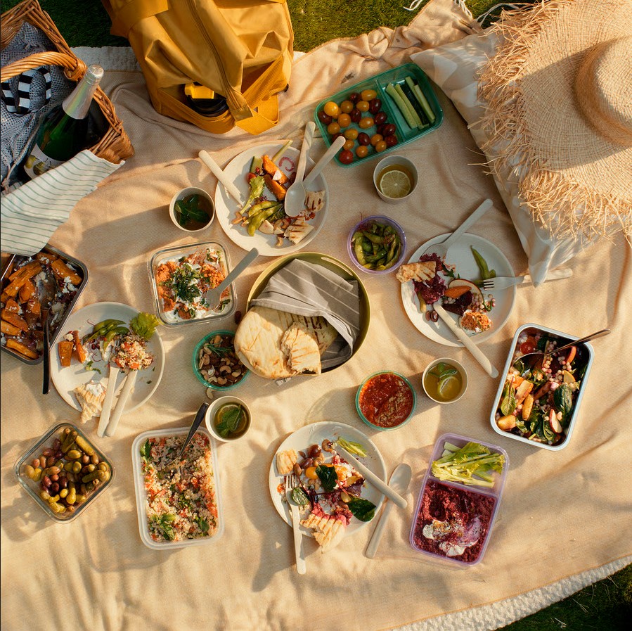 Picnic Spread Outdoors