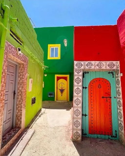 Colorful Mexican Street Doors