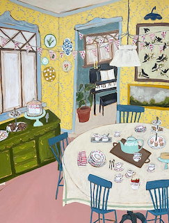 Tea Party Interior Painting
