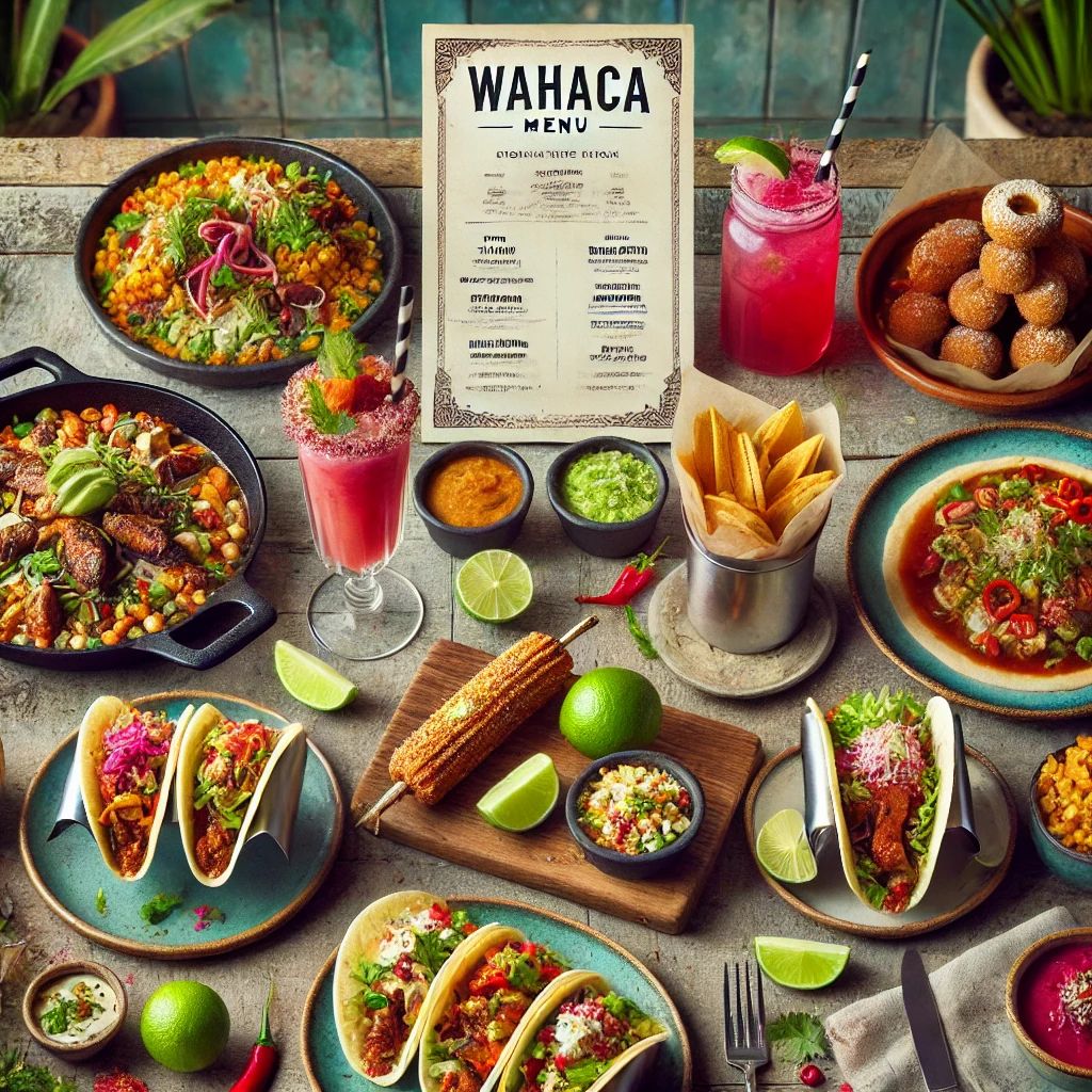 Wahaca Mexican Restaurant Menu