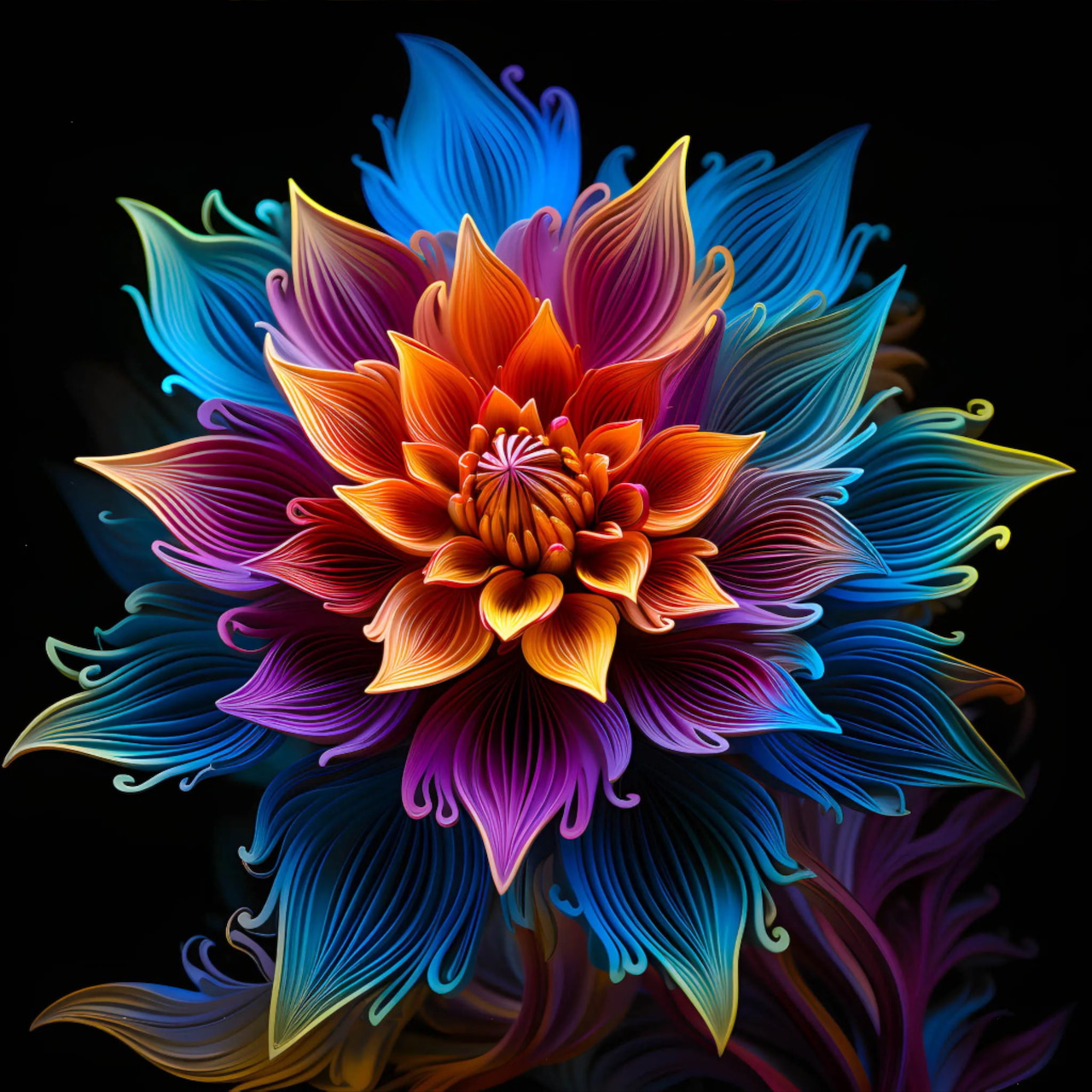 colourful flower