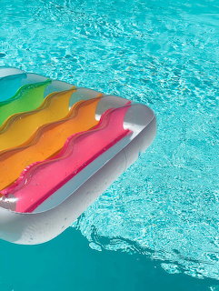 Rainbow Pool Float