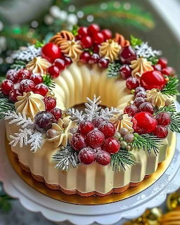 Christmas Wreath Bundt Cake