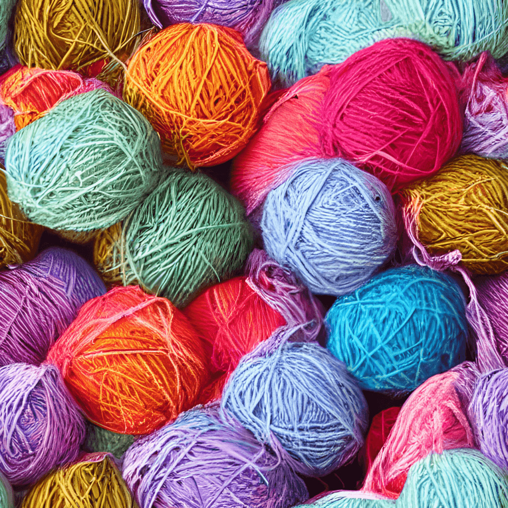 Colorful Yarn Balls Collection