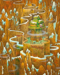 Fantasy Floating Island Castle