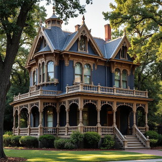 Victorian Mansion with Wraparound Porch