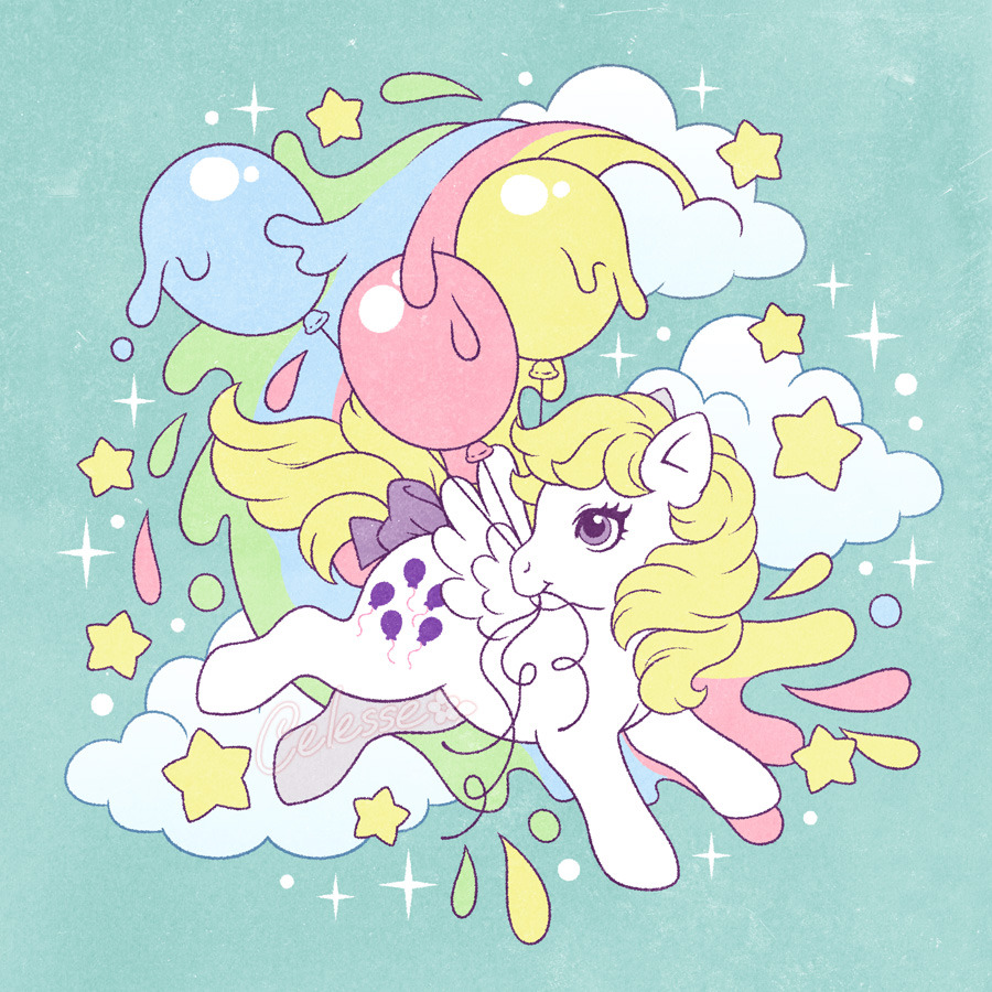 Cute Unicorn Pastel Illustration