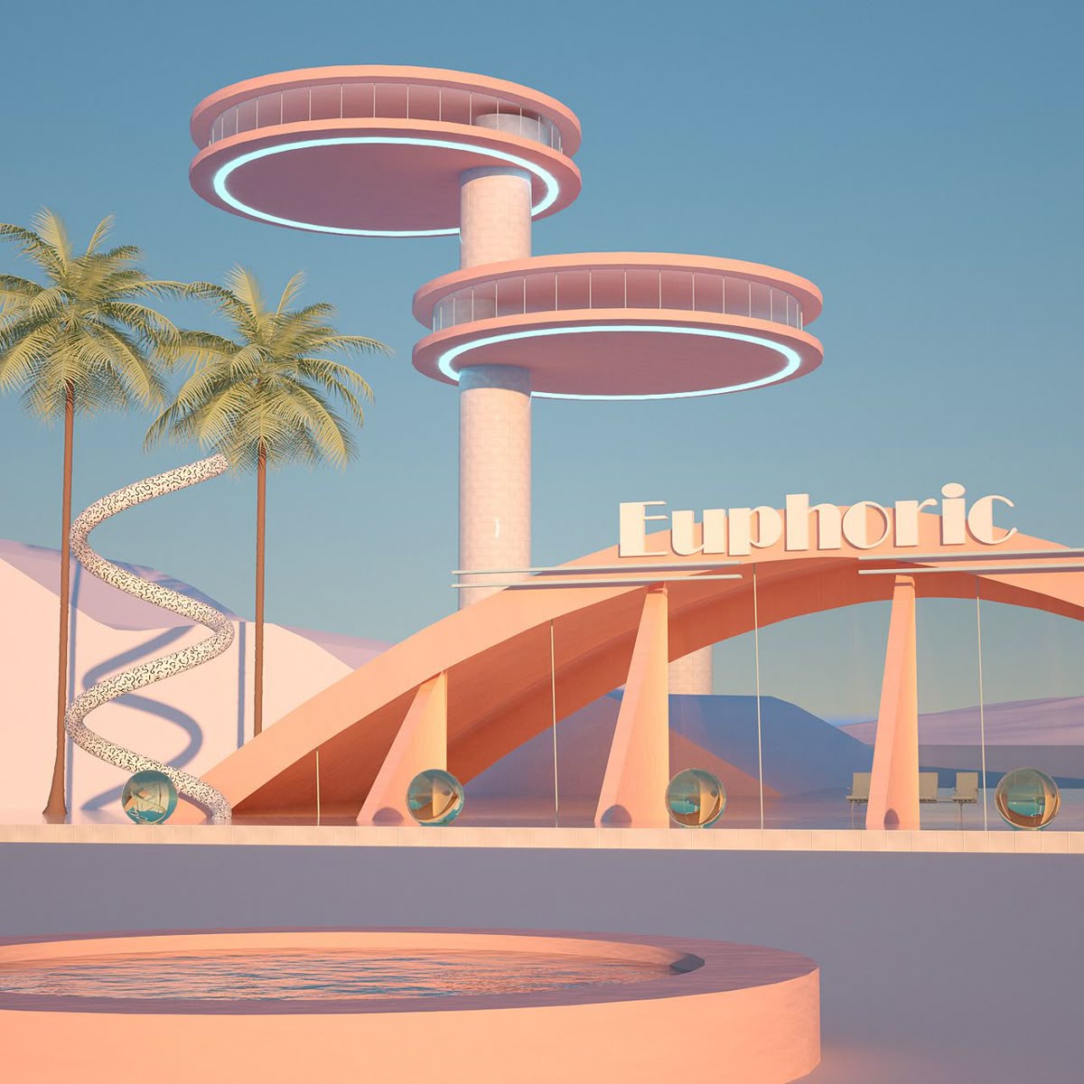 Retro-Futuristic Building