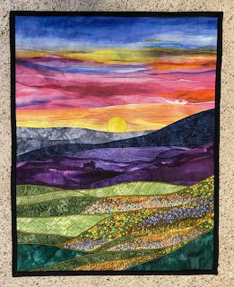 Handmade Sunset Quilt